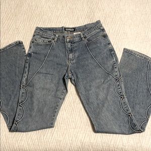 Gasoline Retro Flared Stretch Jeans